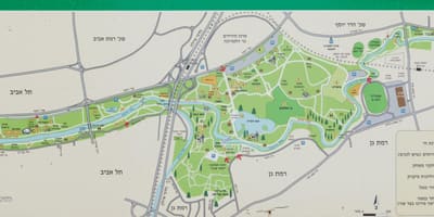 Mapa de río yarkón